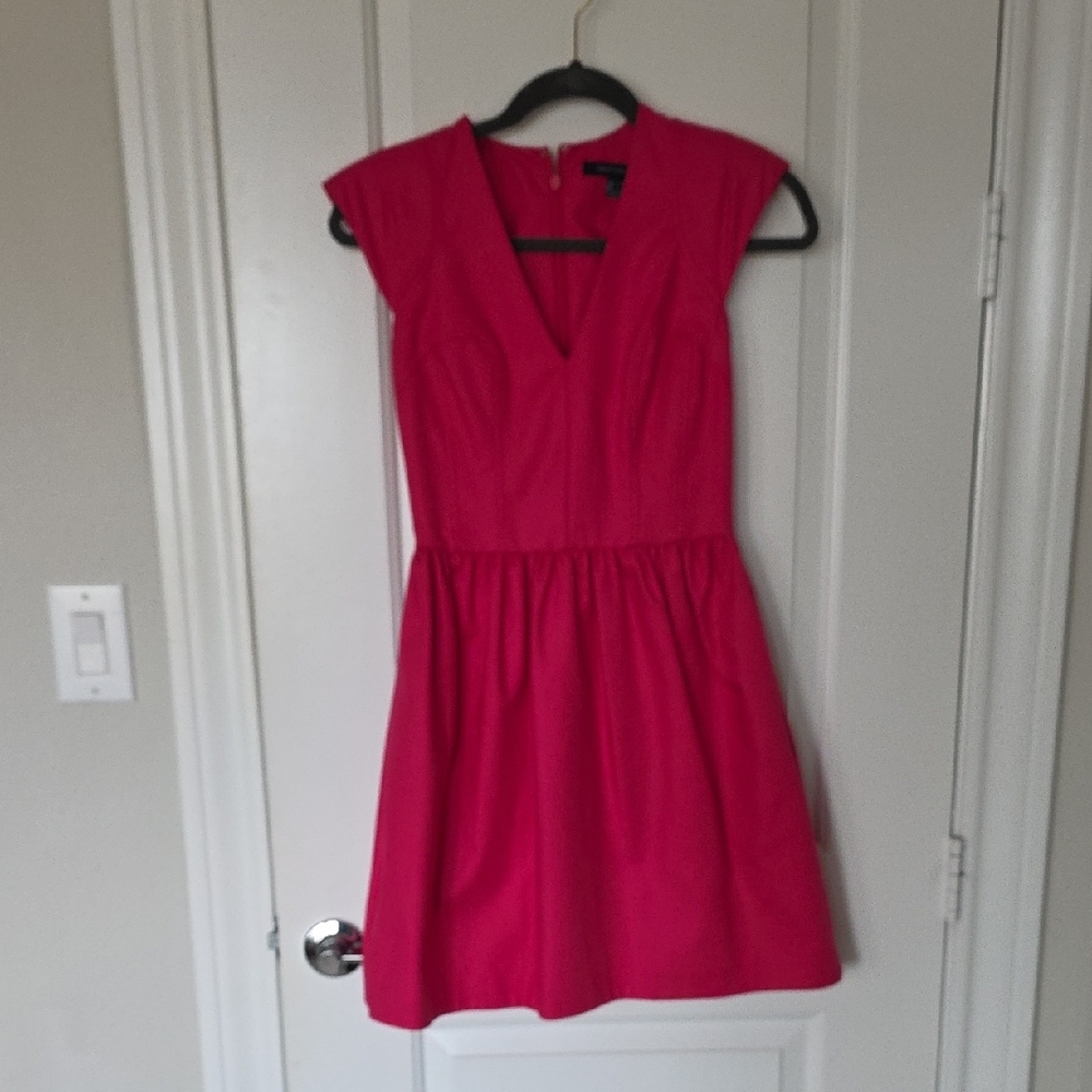 French Connection Fuchsia Mini Dress, Size 2